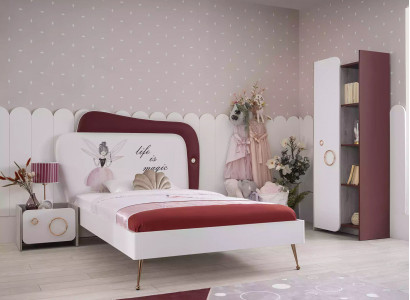 Designer children's bed girl room furniture bed frame single bed furniture